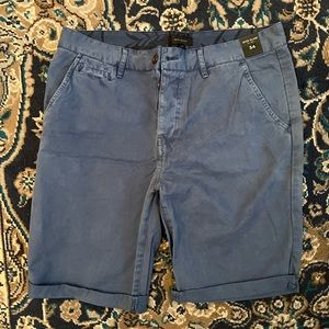 River Island blue shorts, new w/tags, size 34 waist